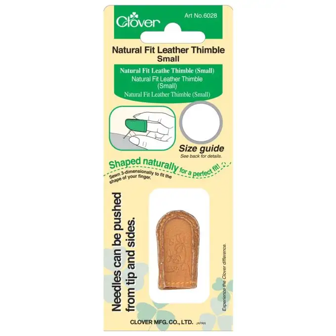 Dado da cucire natural fit piccolo cuoio - Clover