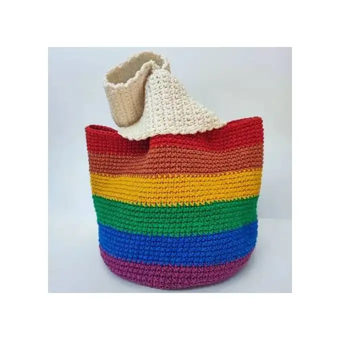 Kit uncinetto - Sacchetto nodo giapponese multicolore - Hoooked