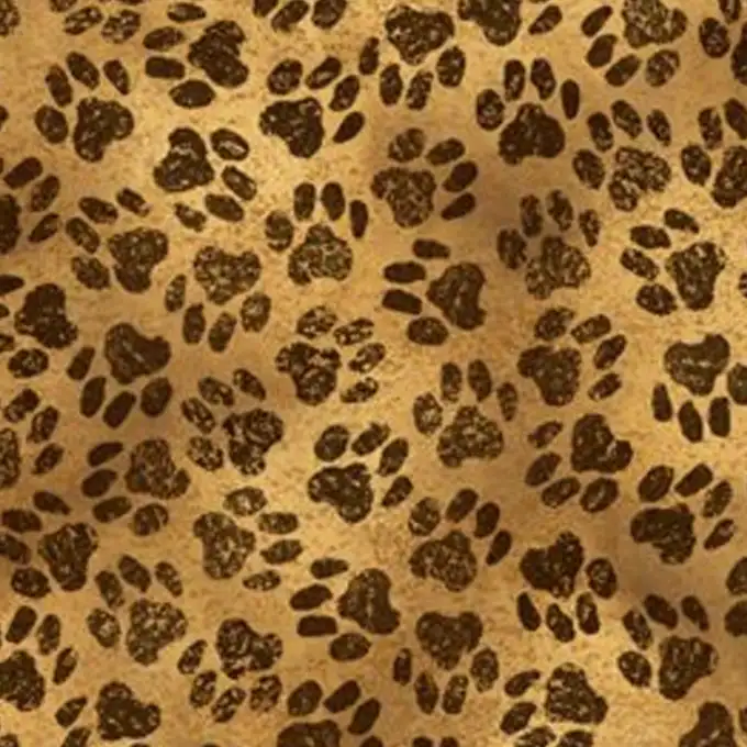 Stoffa patchwork stampe cane