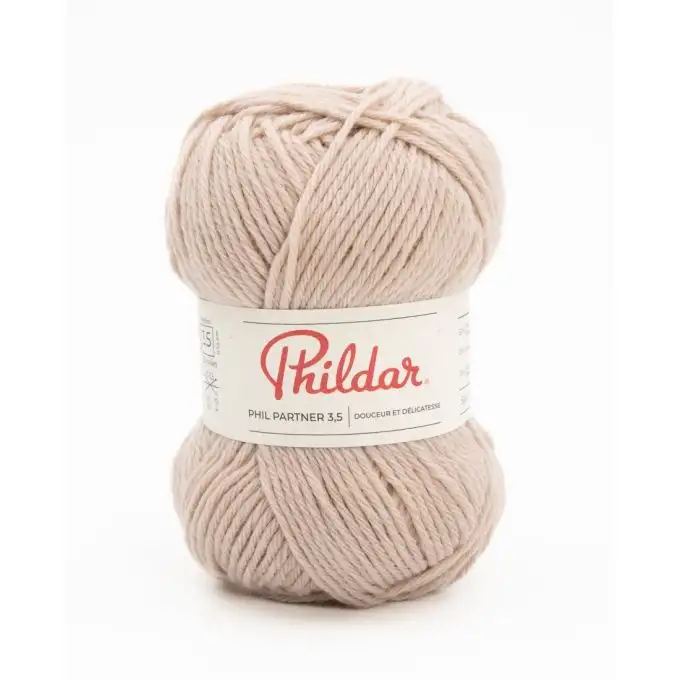 Pelota di filato Partner 3,5 beige rosa - Phildar