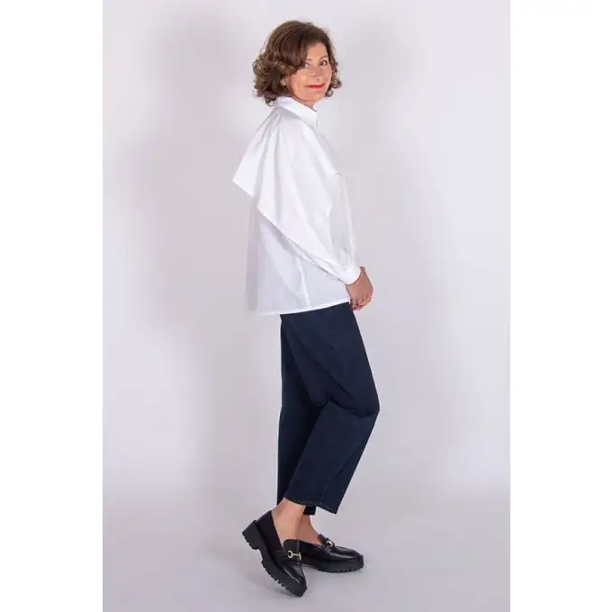 Modello Barbara camicia o abito con volant dalla 36 alla 46 - I AM Patterns