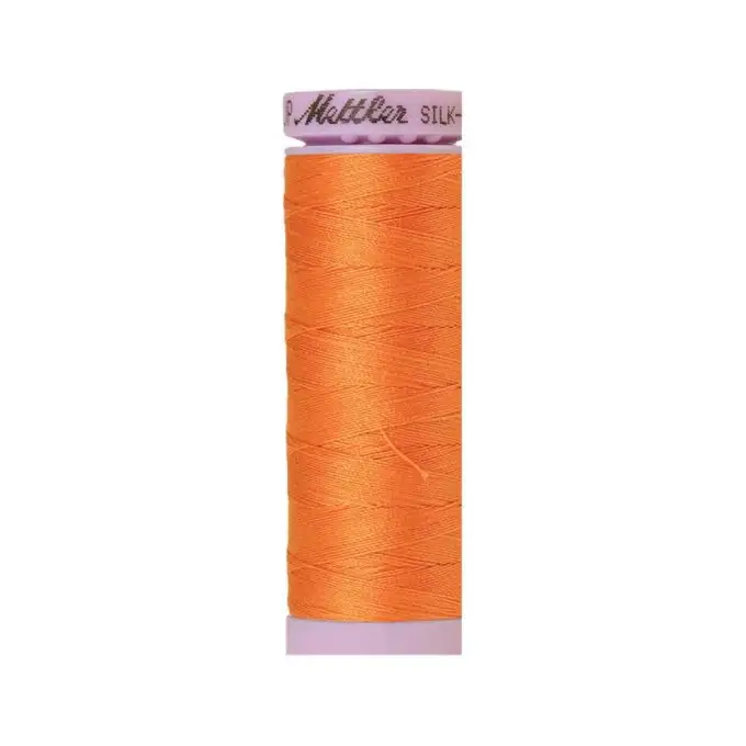 Bobina di filo mettler silk finish cotone 150m pesca col. 1401