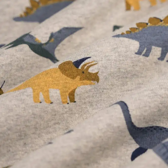 Tessuto Alpfleece dino grigio