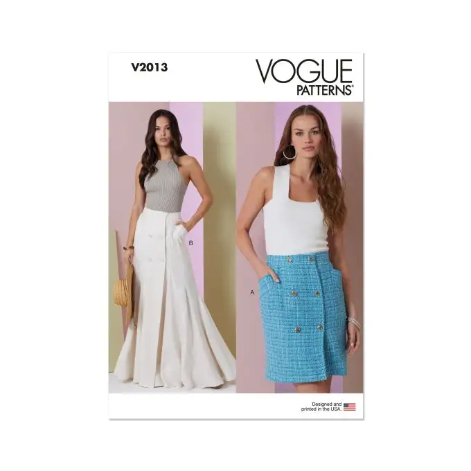 Modello Vogue V2013U5 Donna Gonna aderente 44 a 52