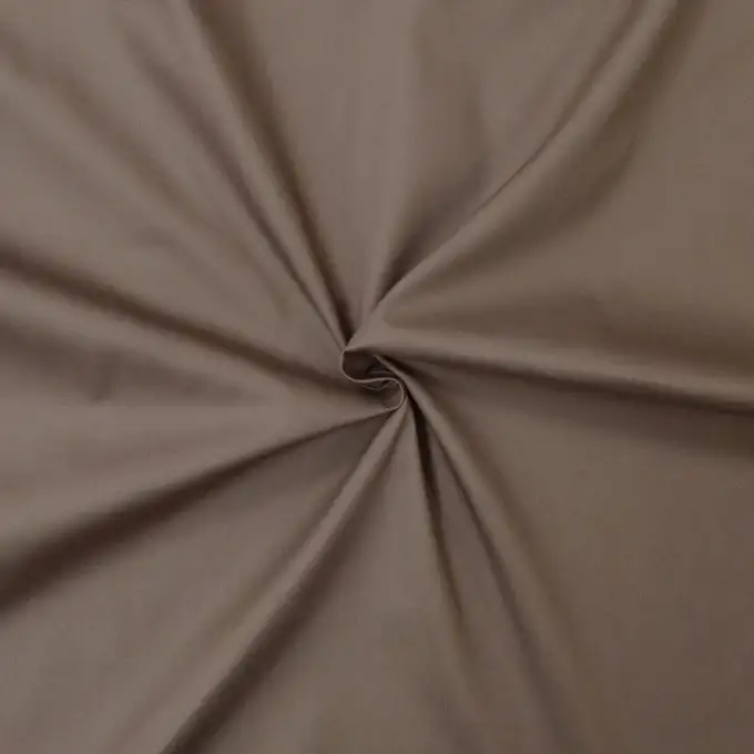 Tessuto cotone popeline taupe - designers factory (3m x 1m46)