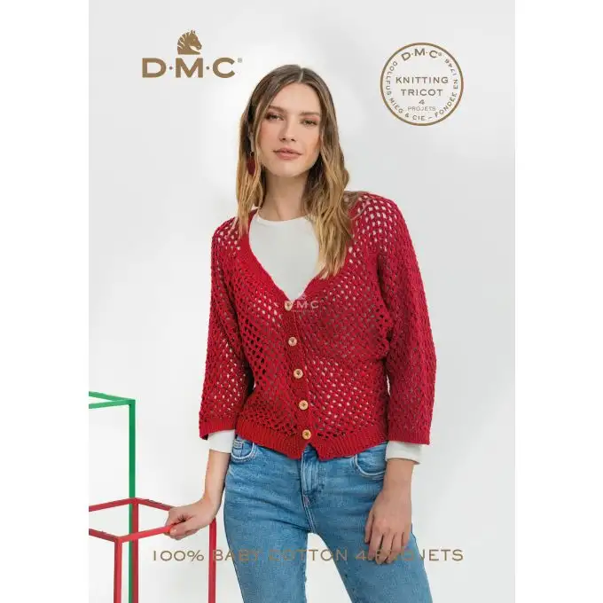 Libro 100% Baby Cotton - 4 progetti - DMC