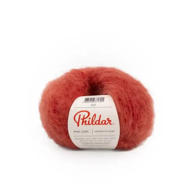 Gomitolo di filato per maglieria Chic pumpkin - Phildar