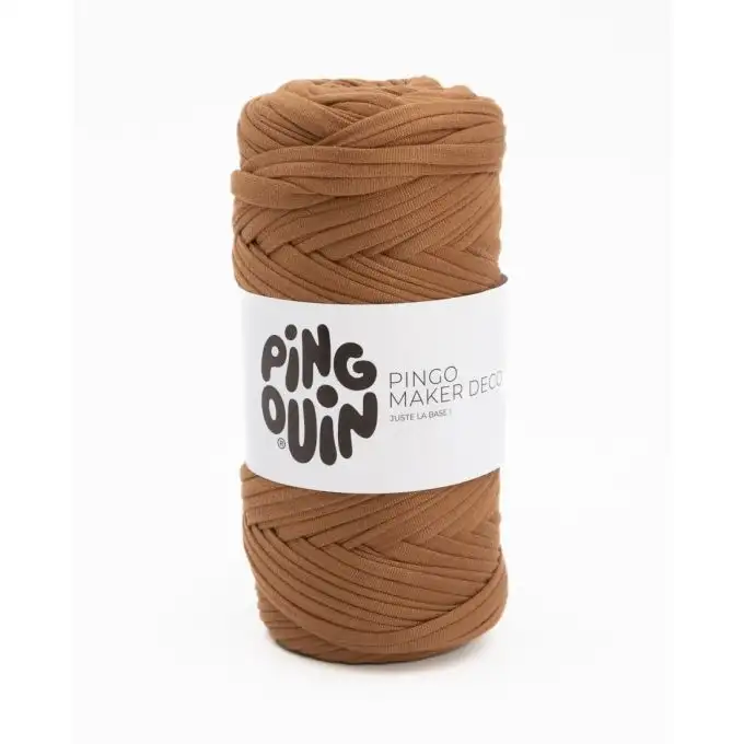 Pelota di filato da maglieria Maker Déco marrone glacé - Pingouin