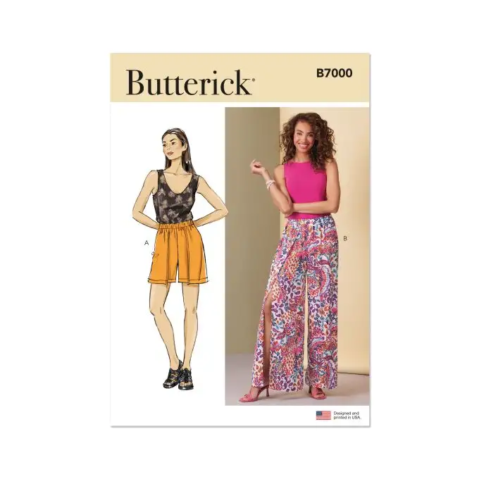 Modello Butterick B7000K5 Donna Short o Pantalone dal 36 al 44