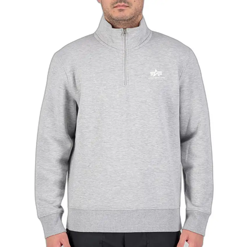 Felpa con mezza zip Alpha Industries SL