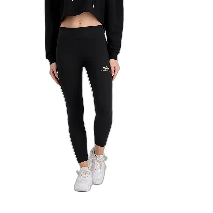 Leggings stampati da donna Alpha Industries Basic SL Foil