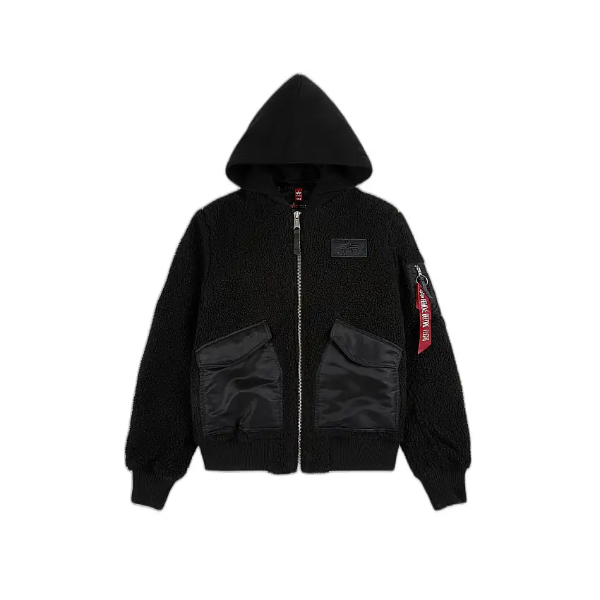 Felpa con cappuccio Alpha Industries CWU Teddy