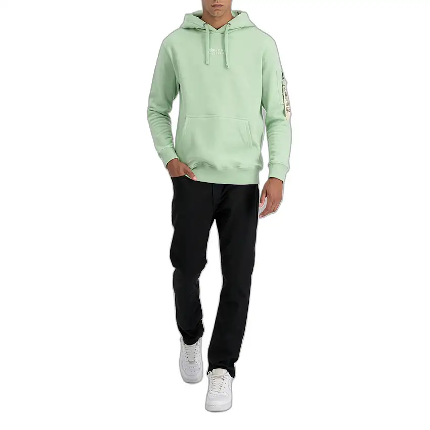 Sweatshirt Alpha Industries con cappuccio Organics EMB