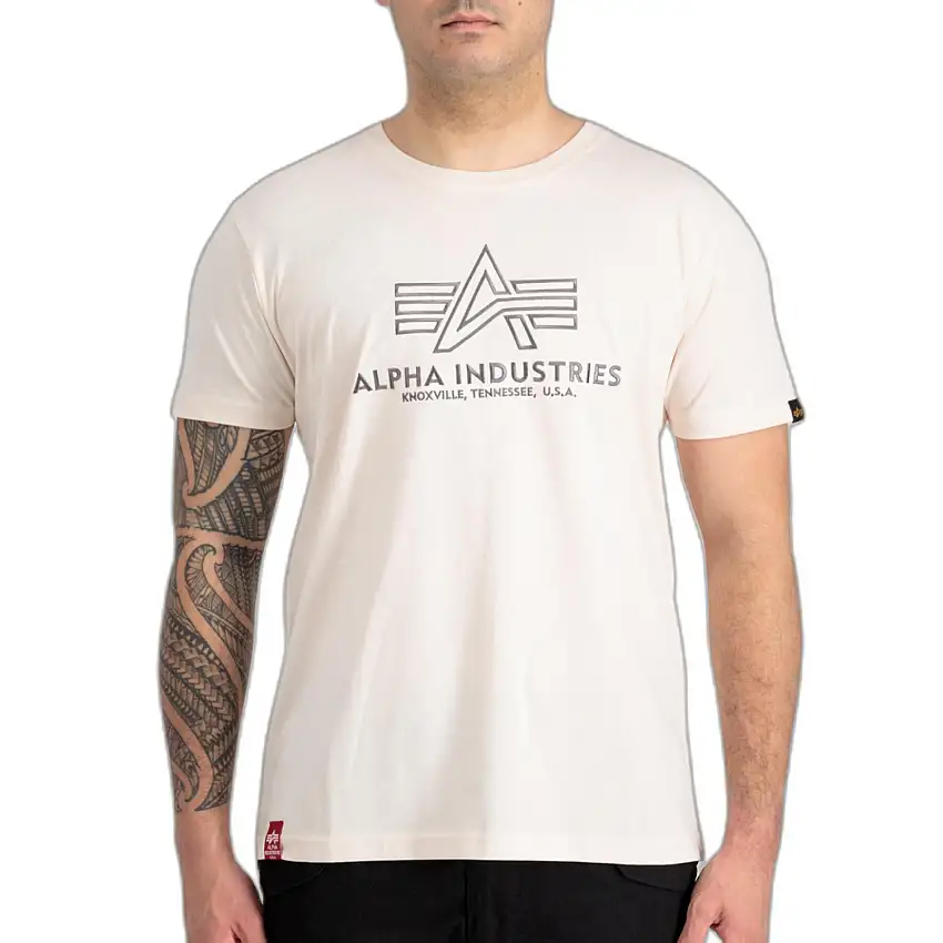 T-shirt con ricamo Alpha Industries Basic