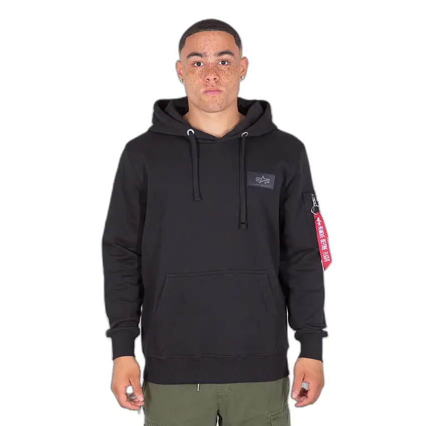 Sweatshirt felpa con cappuccio stampata sul retro Alpha Industries Reflective