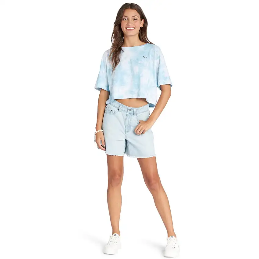 Maglietta da donna Roxy Happy Palms Dstf