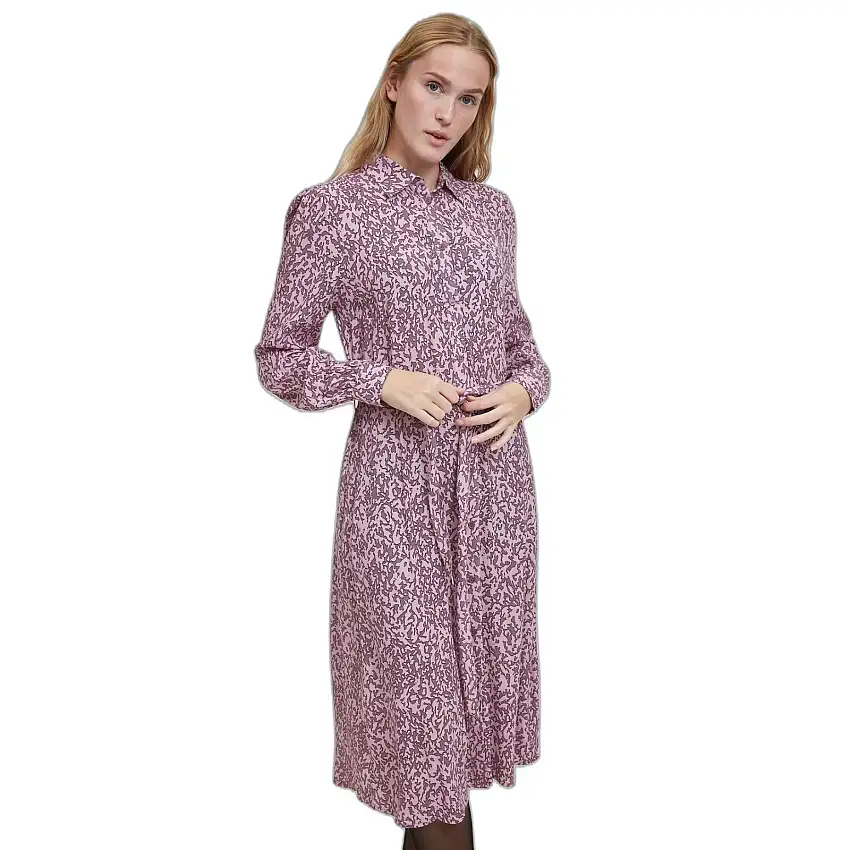 Abito camicia donna a maniche lunghe b.young Byflouri