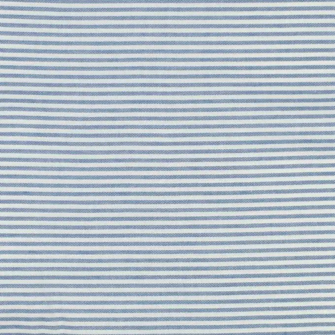 Tessuto oxford bio righe sottili blu scuro