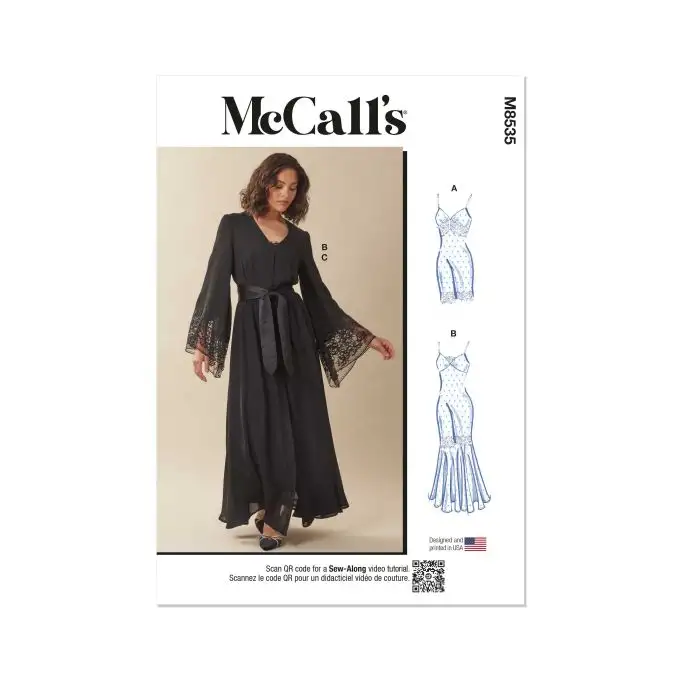 Modello Mc Call's M8535AA Donna Abbigliamento notte 42 a 50