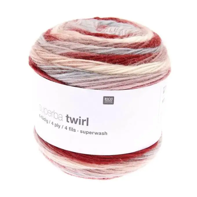 Superba Twirl Filato Calze 4 fili 100GR - Rico Design