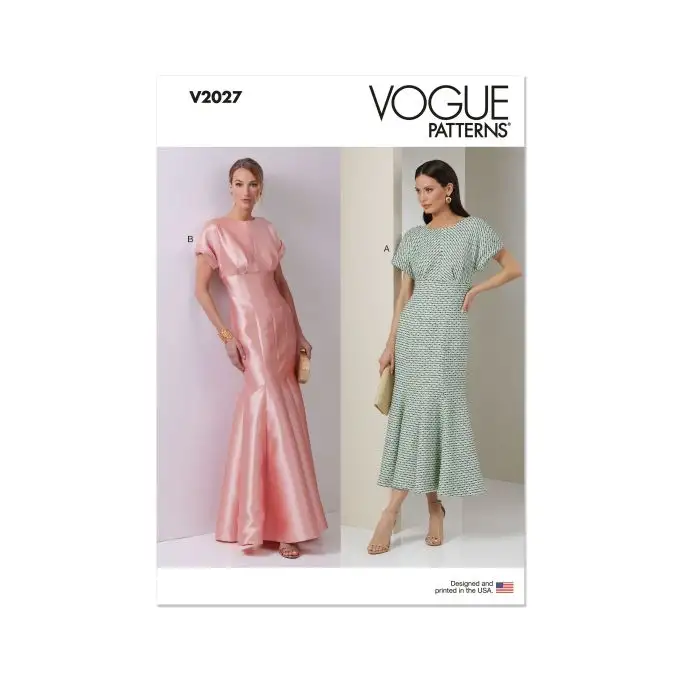 Modello Vogue V2027D5 Donna Abito aderente 32 a 40