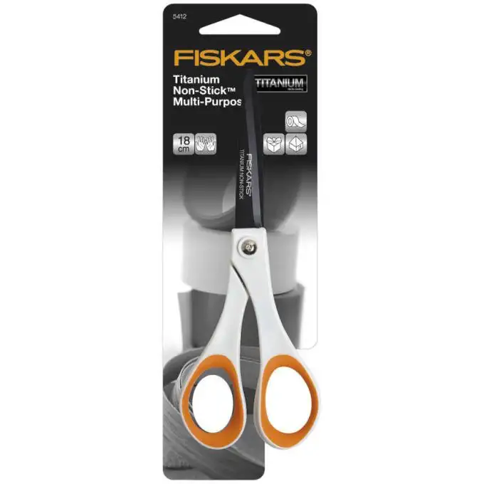 Forbici multiuso titanio 17 cm - Fiskars