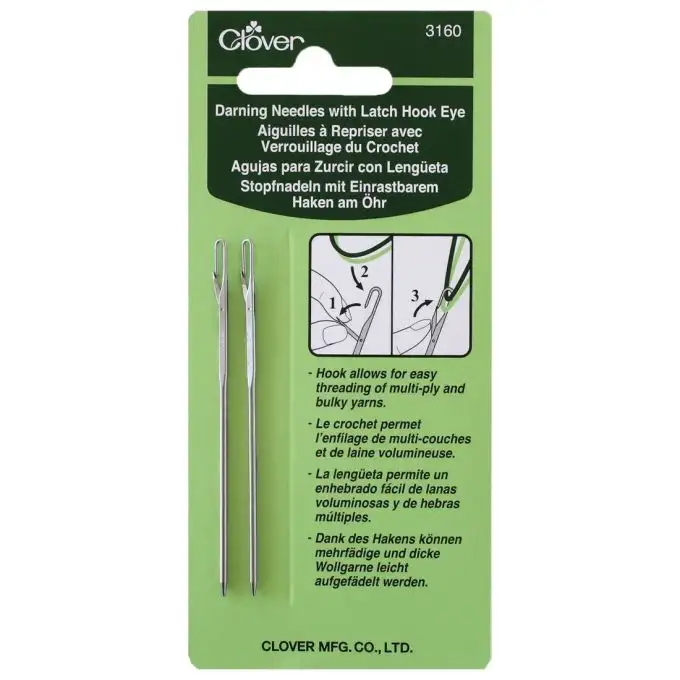 Aghi per cucire auto-infilabili x2 - Clover