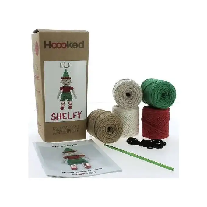 Kit amigurumi - gnomo di natale - hoooked