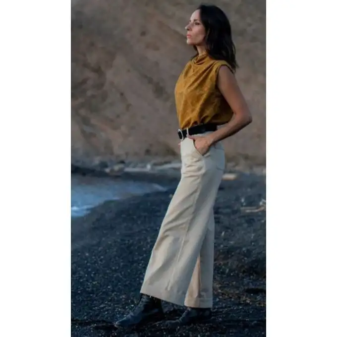 Pantaloni donna Patron Récif dal 34 al 52 Maison Fauve