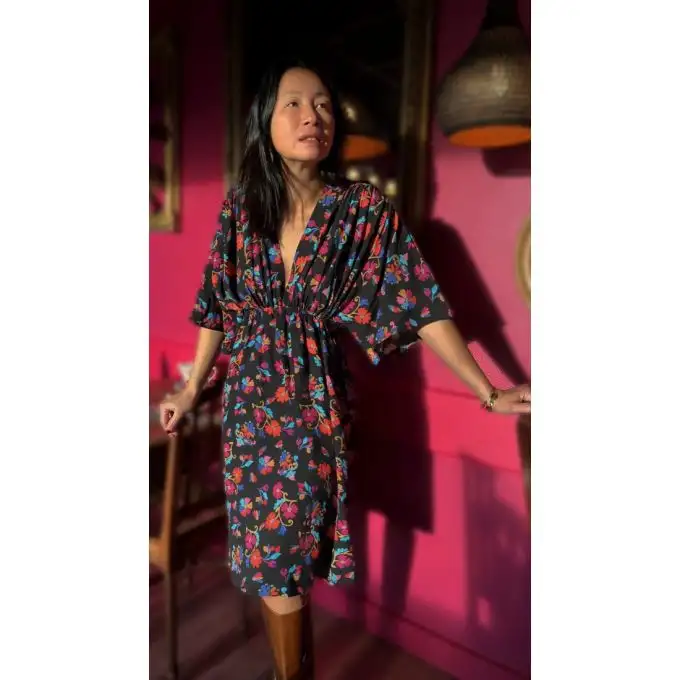 Modello Anabelle abito donna 34 48 Clématisse Pattern