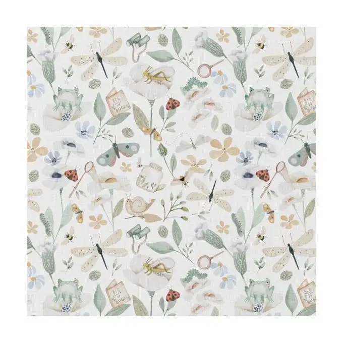 Tessuto cotone stampa digitale campestre