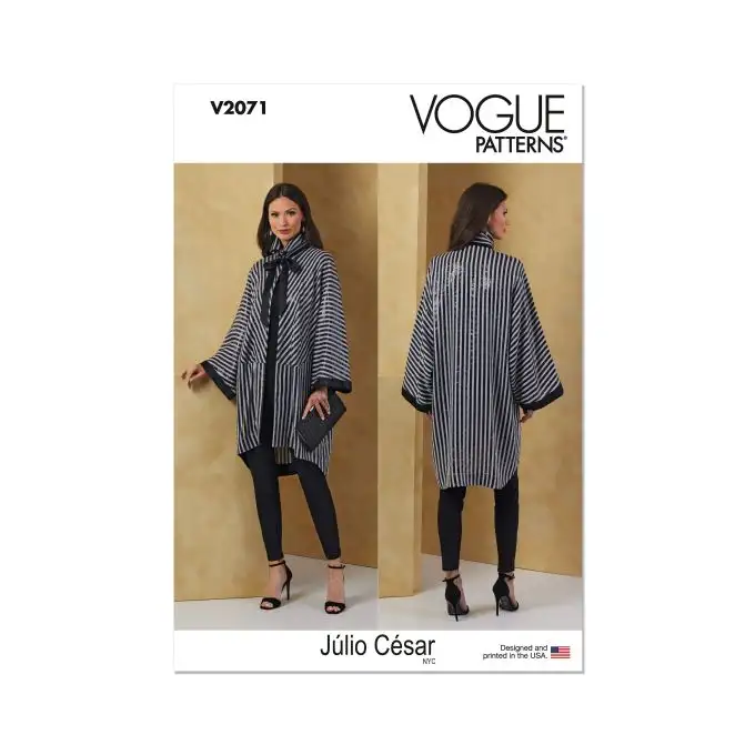 Modello Vogue V2071A Donna Giacca ampia XS a XXL