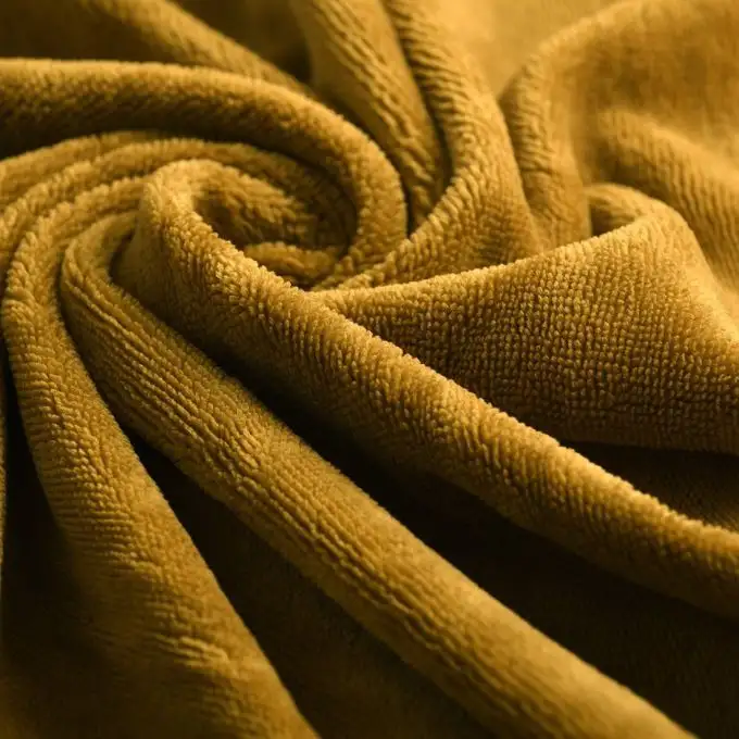 Tessuto spugna bambù morbido havana