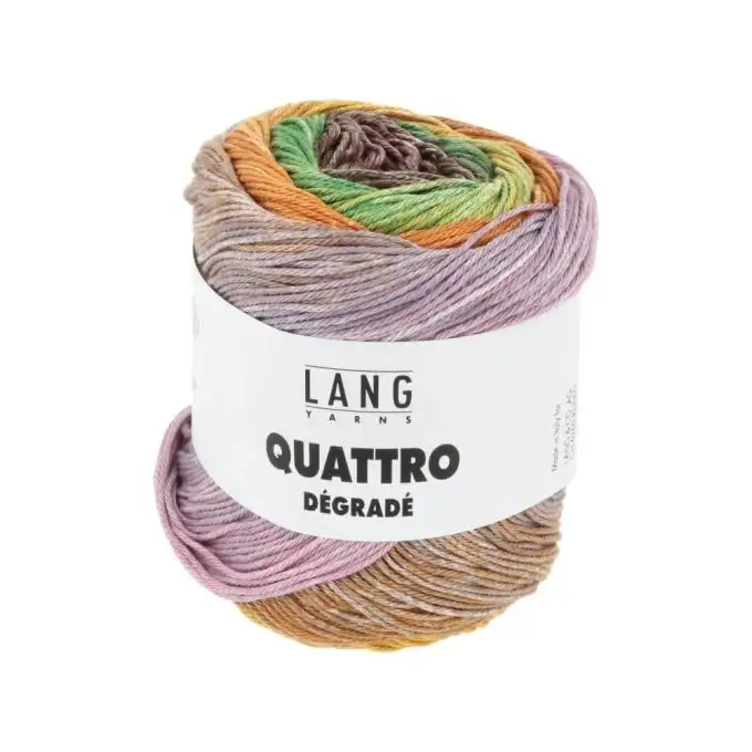 Cotone per maglia e uncinetto QUATTRO DEGRADE - 100GR - Lang Yarns
