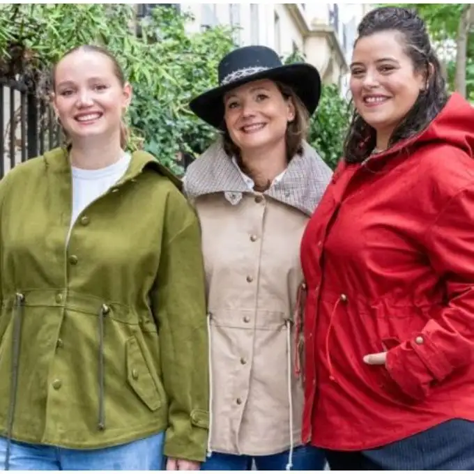 Modello Nils parka donna dalla 34 alla 56 - Coralie Bijasson