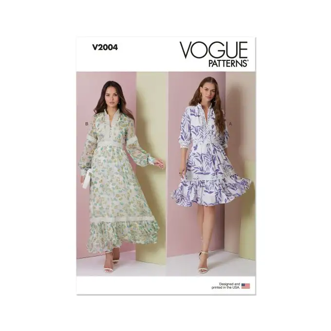 Modello Vogue V2004B5 Donna Abito 36 a 44