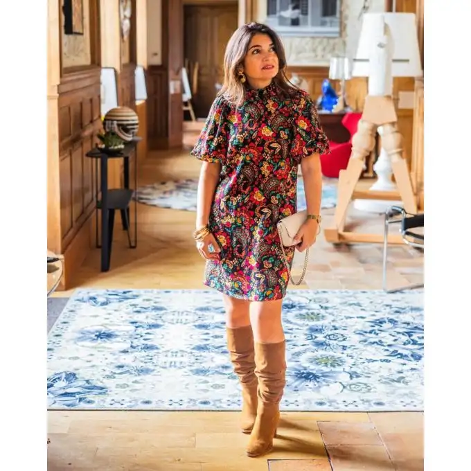 Modello Anaïs abito e camicetta donna da 34 a 52 - Clématisse Pattern