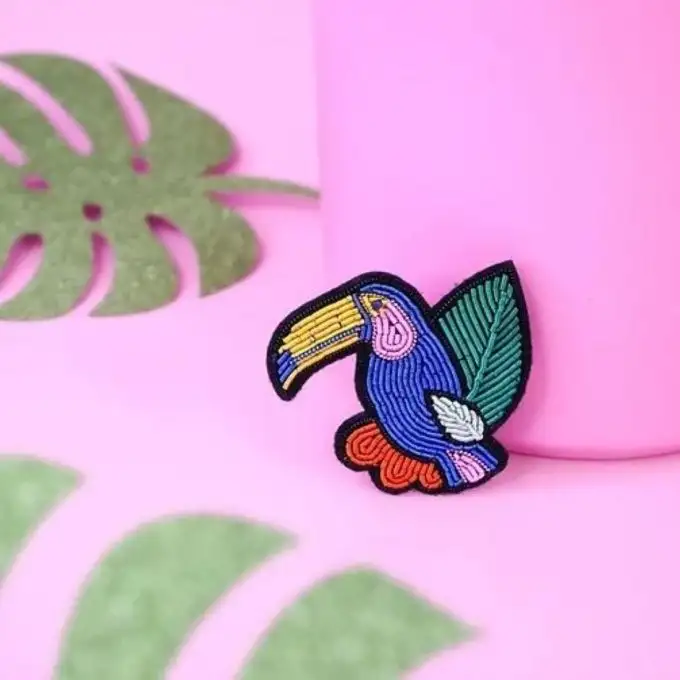 Spilla tucano multicolore - Maliziosa