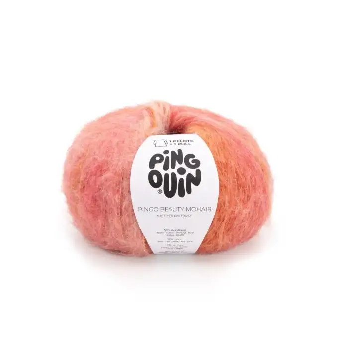 Gomitolo di filato Beauty mohair rosa - Pingouin
