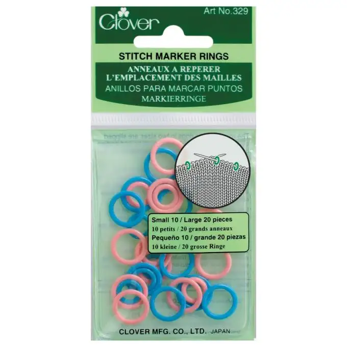 Marcatore di maglia blu e rosa assortimento x30 - Clover