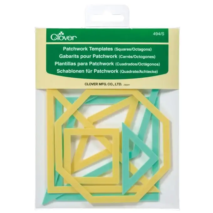 Gabariti patchwork quadrati e ottagonali - Clover