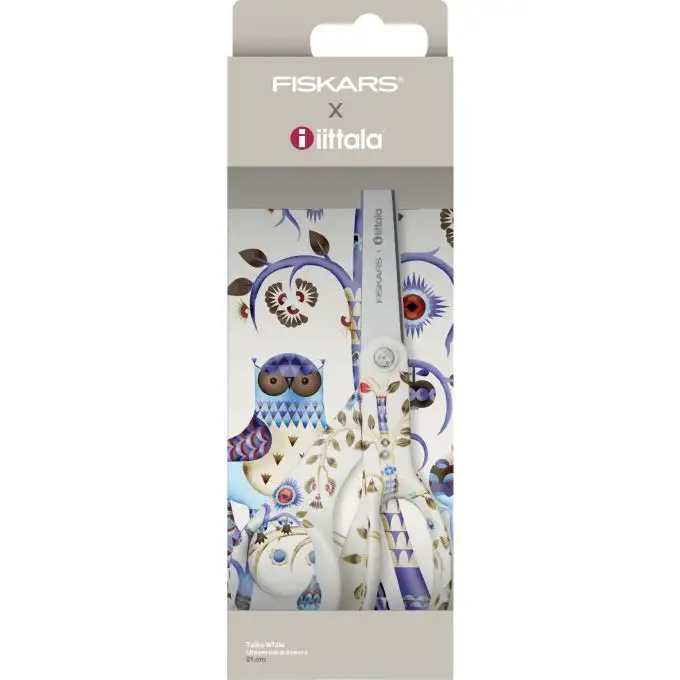 Forbici 21cm taika x Iittala bianco - Fiskars