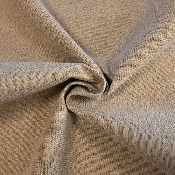 Tessuto unito oscurante termico fonoassorbente beige