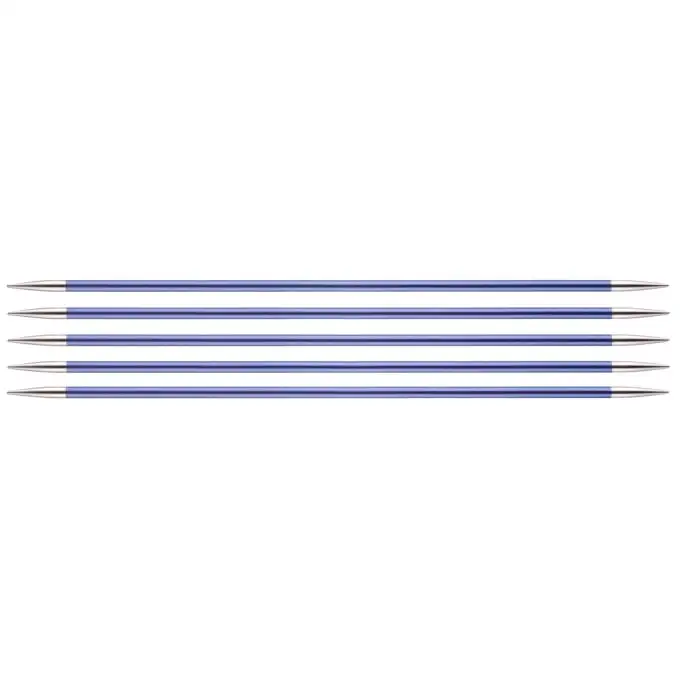 Aghi da maglia a doppia punta Zing 15 cm x 4.5 mm x5 - Knit Pro