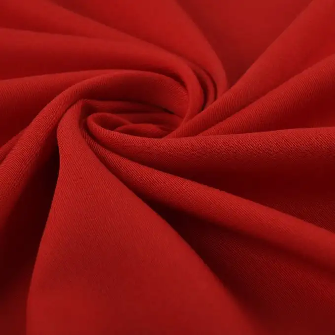 Tessuto viscosa unito Viky rosso