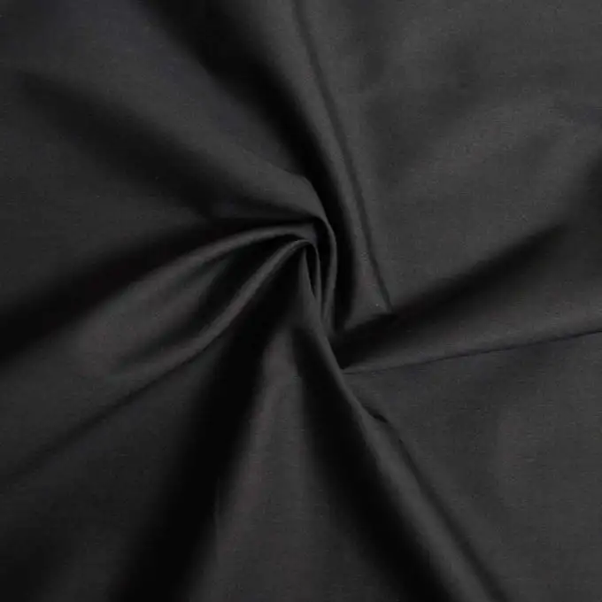 Tessuto cotone popeline nero - designers factory (3m x 1m46)