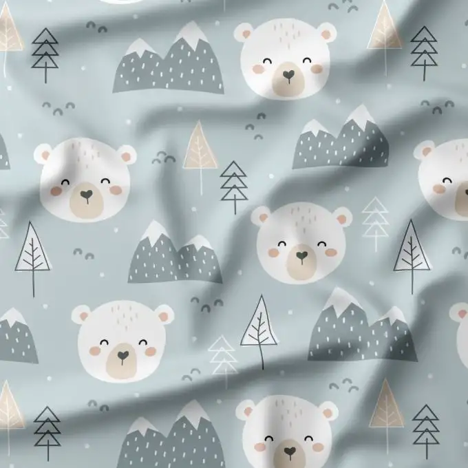 Tessuto di cotone stampato Orsetto Polare – Bambini – Certificato Oeko-Tex®