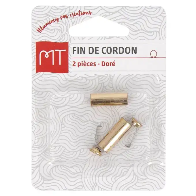 Punta di cordone oro brillante