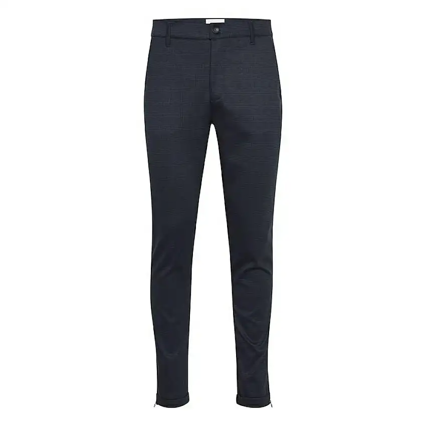 Pantaloni a quadri slim fit con zip Casual Friday Portman