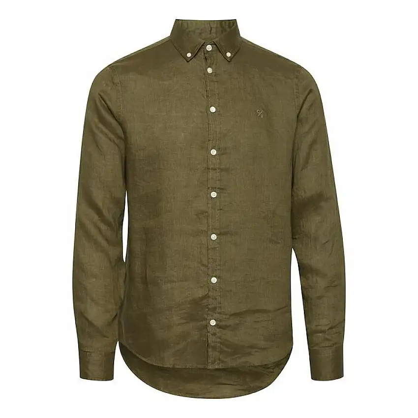 Camicia di lino a maniche lunghe Casual Friday Anton